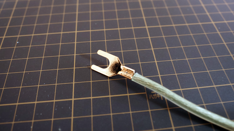 仮想アース用ケーブルの作成