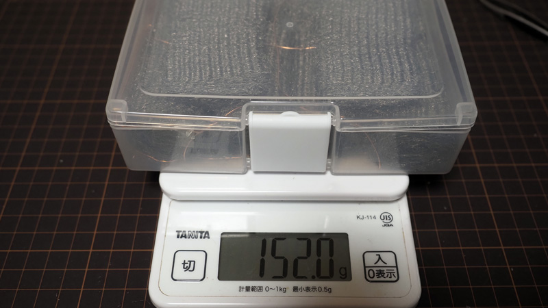 GND拡張アクセサリ（仮想アース）の重量 152.0g